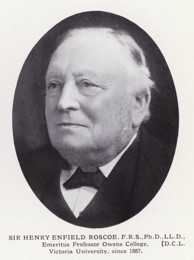 Uomini Prominenti di Londra: Sir Henry Enfield Roscoe da English Photographer