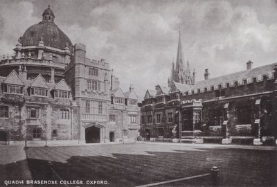 Quadrilatero del Brasenose College, Oxford da English Photographer