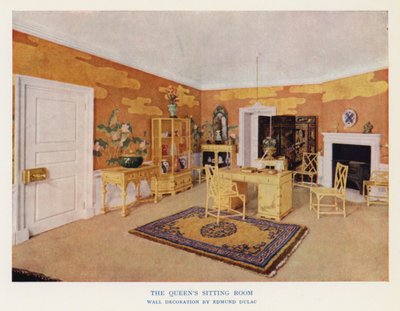 Casa delle bambole della Regina Maria: Il salotto della Regina da English Photographer