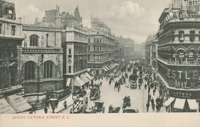 Queen Victoria Street, Londra da English Photographer