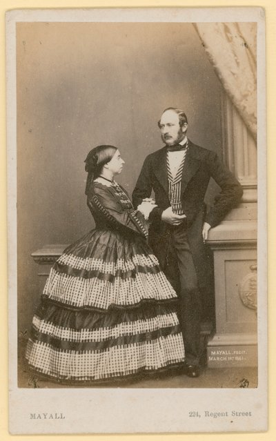 La Regina Vittoria e il Principe Consorte (foto in b/n) da English Photographer