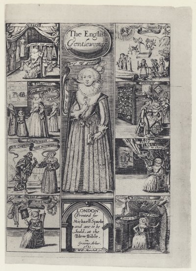 R Brathwait, La gentildonna inglese, M Sparke 1631 da English Photographer