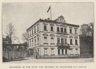 Residenza del Duca e della Duchessa di Edimburgo a Coburgo da English Photographer