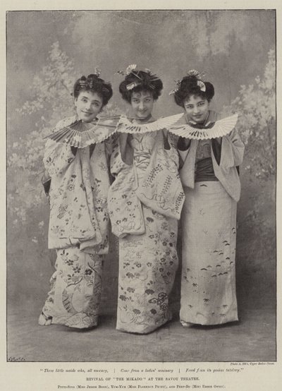 Revival di The Mikado al Savoy Theatre da English Photographer