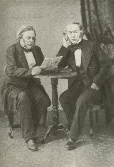 Richard Cobden (sinistra) e John Bright (destra) da English Photographer