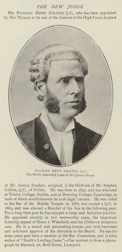 Richard Henn Collins, QC da English Photographer