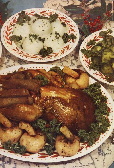 Tacchino arrosto con guarnizioni da English Photographer