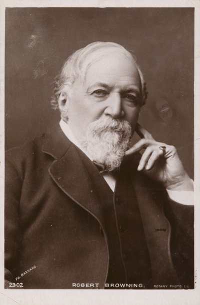 Robert Browning (1812-1889), poeta e drammaturgo inglese da English Photographer
