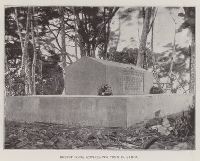 La tomba di Robert Louis Stevenson a Samoa da English Photographer