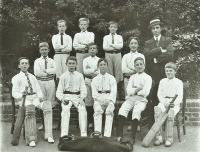 Rosendale Road School: squadra di cricket, 1897 da English Photographer