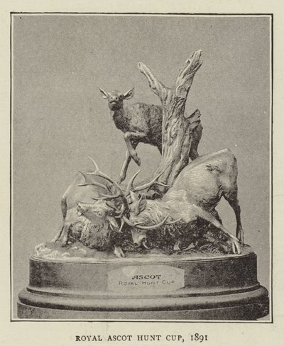 Royal Ascot Hunt Cup, 1891 da English Photographer
