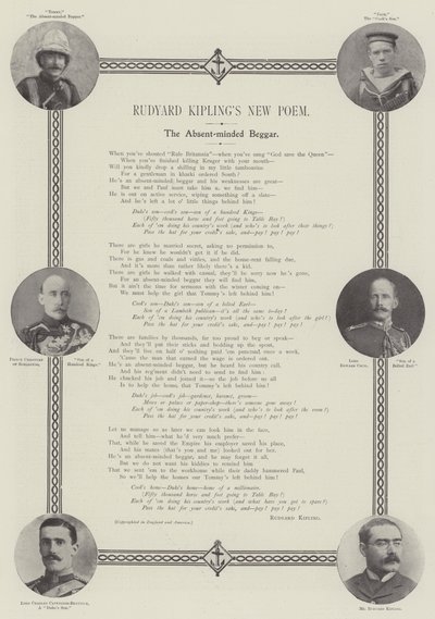 La Nuova Poesia di Rudyard Kipling, Il Mendicante Distratto da English Photographer