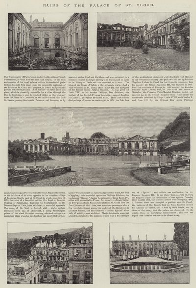 Rovine del Palazzo di St Cloud da English Photographer
