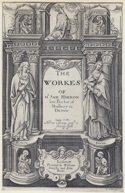S Hieron, Le Opere, W Stansby e J Beale, c 1614 da English Photographer