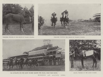 Scene ad Ascot, 1901 da English Photographer
