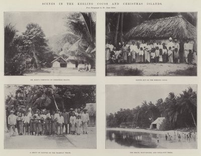 Scene nelle Isole Keeling Cocos e Christmas da English Photographer