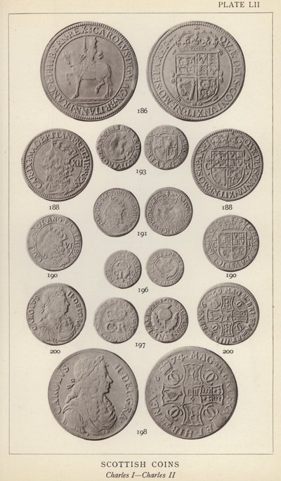 Monete scozzesi, Carlo I, Carlo II da English Photographer