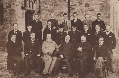 Sedbergh: Gruppo di vecchi Sedberghiani da English Photographer