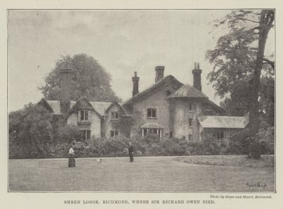 Sheen Lodge, Richmond, dove morì Sir Richard Owen da English Photographer