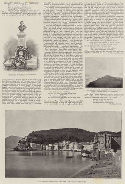 Memoriale di Shelley a Viareggio da English Photographer