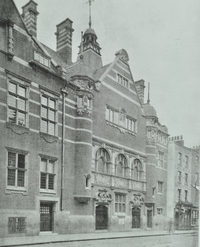 Shoreditch Public Baths: esterno, 1898 da English Photographer