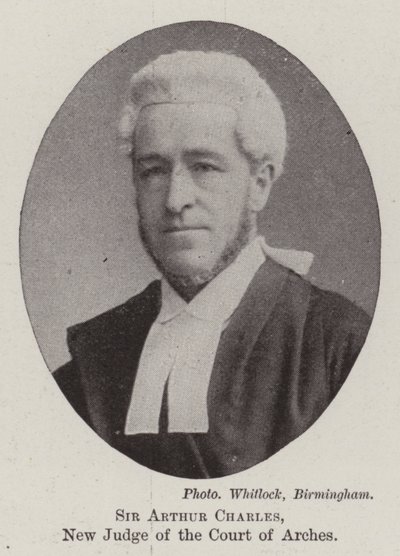 Sir Arthur Charles, nuovo giudice della Corte degli Archi da English Photographer