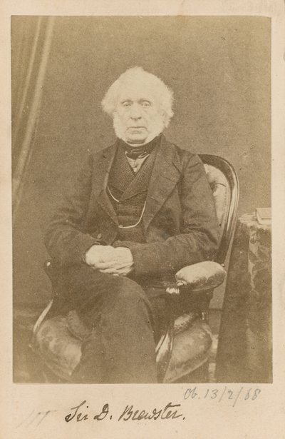 Sir D Brewster da English Photographer