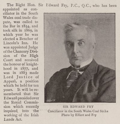Sir Edward Fry da English Photographer