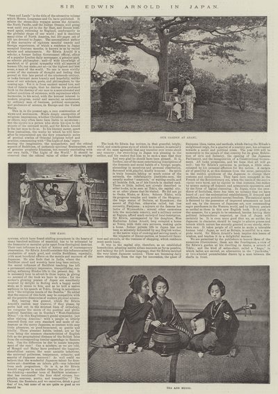 Sir Edwin Arnold in Giappone da English Photographer