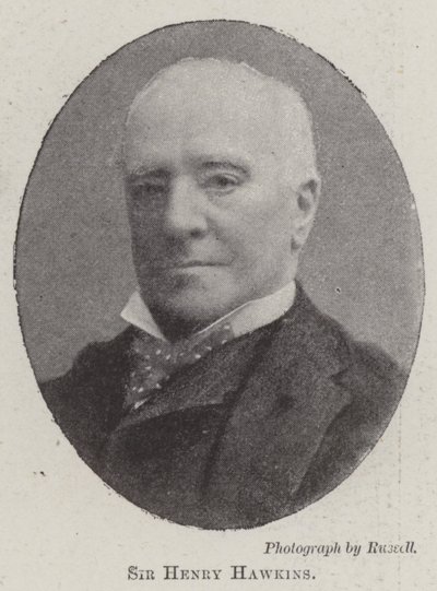 Sir Henry Hawkins da English Photographer