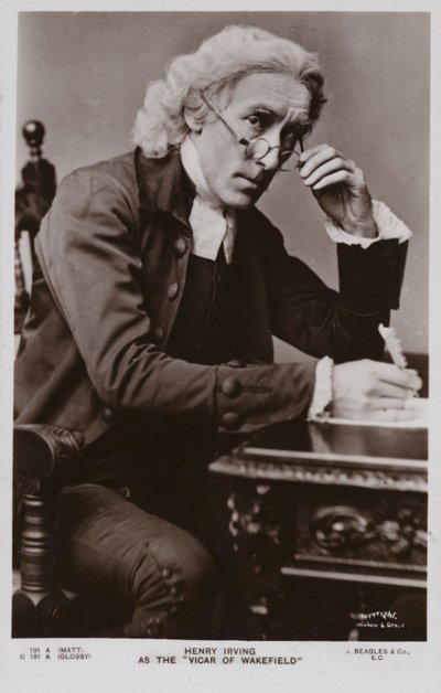 Sir Henry Irving da English Photographer