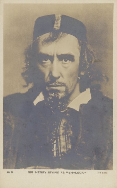 Sir Henry Irving da English Photographer