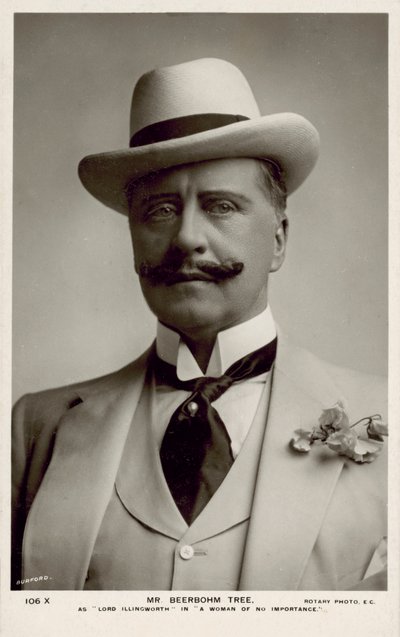 Sir Herbert Beerbohm Tree, attore inglese da English Photographer