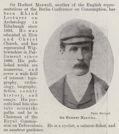 Sir Herbert Maxwell da English Photographer