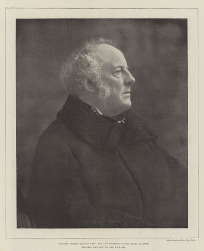 Sir John Everett Millais, Barone, il Nuovo Presidente della Royal Academy da English Photographer