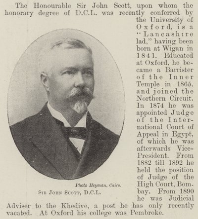 Sir John Scott, DCL da English Photographer