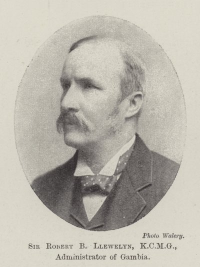Sir Robert B Llewelyn, KCMG, Amministratore del Gambia da English Photographer