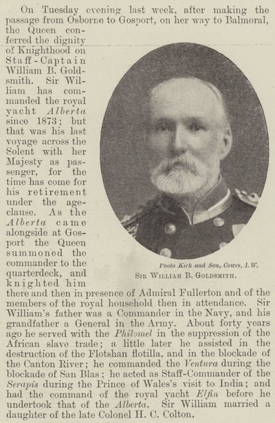 Sir William B Goldsmith da English Photographer