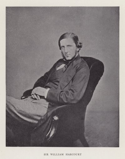 Sir William Harcourt da English Photographer