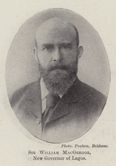 Sir William MacGregor, nuovo governatore di Lagos da English Photographer