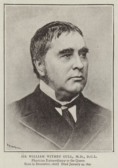 Sir William Withey Gull, MD, DCL da English Photographer