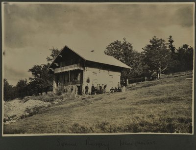Quartier generale di Sound Ranging, 1915-18 da English Photographer