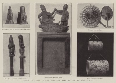 Bottino di Benin nel Museo Horniman a Forest Hill da English Photographer