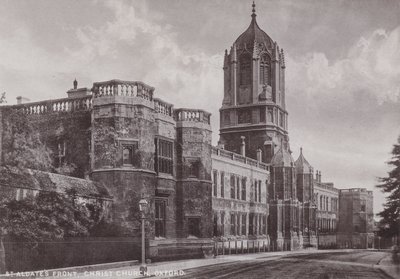 Facciata di St Aldates, Christ Church, Oxford da English Photographer