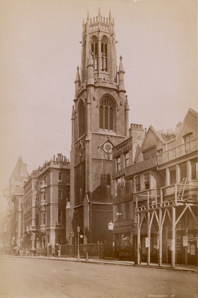 St Dunstans Church, Fleet Street, Londra da English Photographer