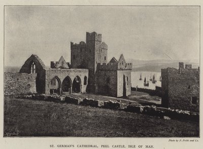 Cattedrale di St Germans, Castello di Peel, Isola di Man da English Photographer
