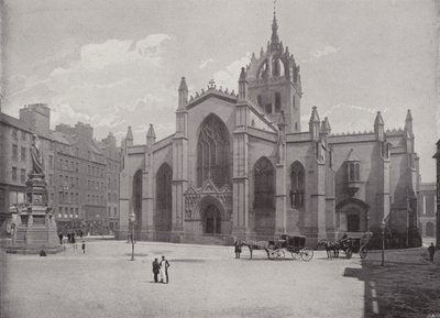 Chiesa di St Giles, Edimburgo da English Photographer