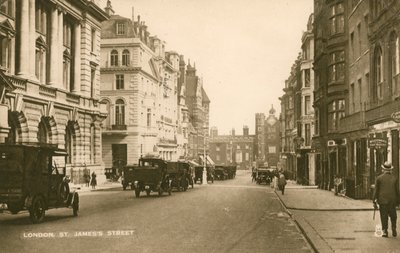 Via di St James, Londra da English Photographer