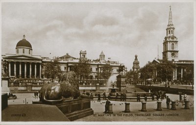 St Martins in the Fields, Trafalgar Square, Londra da English Photographer