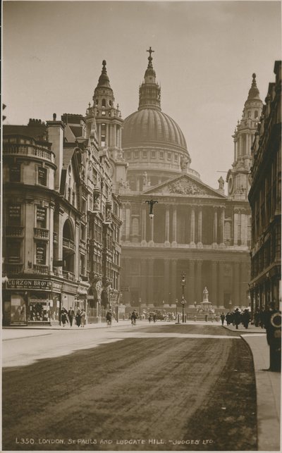 Cattedrale di St Paul e Ludgate Hill, Londra da English Photographer